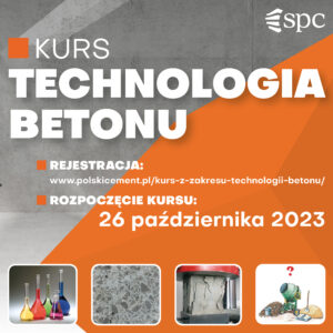 Kurs Technologia Betonu – edycja jesień 2023